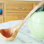 Special Rustic Olive Wood 10.5-Inch Ladle, Handmade Wooden Soup Serving Cooking