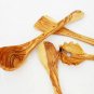 Wooden Utensil set : Spoon, Spatula, Ladle and Spaghetti Pasta Server