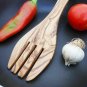 Olive Wood Fork Spatula Spoon / Wood Salad Cooking Kitchen Serving Utensil Spoon