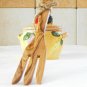 Olive Wood Fork Spoon 12 Inch / Wood Salad Cooking Kitchen Utensil Spoon / Woode