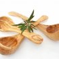 Olive Wood Ladle Set , Wooden Soup Cooking Serving Ladle Spoon,  Kitchen Utensil