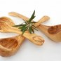 Olive Wood Ladle Set , Wooden Soup Cooking Serving Ladle Spoon,  Kitchen Utensil