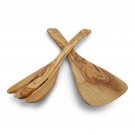 Olive Wood Medium Utensil set : 1 Spatula, 1 Fork | Wooden Kitchen Cooking Servi Olive Wood Medium Utensil set : 1 Spatula, 1 Fork | Wooden Kitchen Cooking Servi