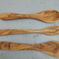 Olive Wood Utensils Set 10.2 inch | Consists of 1 Spatula, 1 Spoon, 1 Fork | Wed