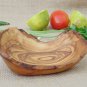 Rustic Wedding centerpieces / Handmade Oval Wooden Rustic Bowl / Olive Wood Boat