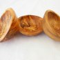 Wooden Small Rounded Bowl Set / Wooden Serving Candy Walnut Bowl Dish / Wedding