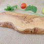 Natural Edges Rustic Cutting Board 14.3 Inch X 4.7 Inch, Olive Wood Personalized
