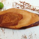 Wooden Rustic Cutting Board with Natural Edges, Olive Wood Chopping Board
