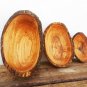 Natural Edges Olive Wood Hand-carved Rustic Bowl / Wooden Boat Shaped Handcrafte
