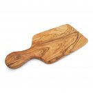 Olive Wood Cheese Board with Handle / Medium wooden rustic cutting Chopping Serv