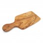 Olive Wood Cheese Board with Handle / Medium wooden rustic cutting Chopping Serv