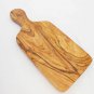 Olive Wood Cheese Board with Handle / Medium wooden rustic cutting Chopping Serv