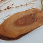 Wooden Rustic Cutting Board with Natural Edges 10.2 X 4.7 inches, Olive Wood Cut
