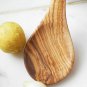Olive Wood Kitchen Cooking Serving Spoon / Hand-carved Wooden 9 Inch Spoon