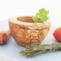 Olive Wood Rustic Mortar and Pestle 4 inches / Wooden mortar pestle herb spice g