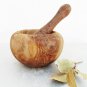 Rustic Wood Mortar and Pestle, Herb grinder, Rustic Wedding Gift Decor