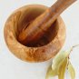 Rustic Wood Mortar and Pestle, Herb grinder, Rustic Wedding Gift Decor