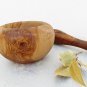 Rustic Wood Mortar and Pestle, Herb grinder, Rustic Wedding Gift Decor