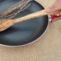 Rustic Olive Wood Spoon Fork 14 inch / Wooden Kitchen Cooking Serving Spoon Uten