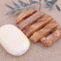 Olive Wood Oval Soap Holder 4.1 X 3.1 Inch / Bathroom Wooden Soap Dish