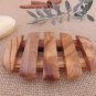Olive Wood Oval Soap Holder 4.1 X 3.1 Inch / Bathroom Wooden Soap Dish