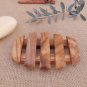 Olive Wood Oval Soap Holder 4.1 X 3.1 Inch / Bathroom Wooden Soap Dish