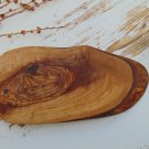 Natural Edges Rustic Cutting Board 10.6 Inch X 5 Inch, Olive Wood Engraved Board