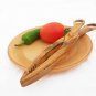 Unique Olive Wood Scissors, Rustic Wooden Serving Scissors Tongs, Cooking Kitche