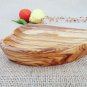Hand Carved Wooden Heart Shaped Bowl / Olive Wood Handcrafted Serving Bowl / Ex