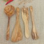 Olive Wood Cooking Serving Kitchen Utensil set, Wedding gift