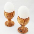 Olive Wood Egg Cup set, Wooden egg holder set, 2 egg holders Olive Wood Egg Cup set, Wooden egg holder set, 2 egg holders