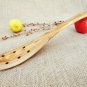 Wooden Pierced Large Spatula 12 inch, Olive Wood long spatula with Holes, Kitche