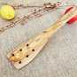 Wooden Pierced Large Spatula 12 inch, Olive Wood long spatula with Holes, Kitche
