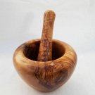 Olive Wood rustic Mortar and Pestle 4 inches , Wooden mortar pestle herb grinder Olive Wood rustic Mortar and Pestle 4 inches , Wooden mortar pestle herb grinder
