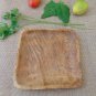 Wooden Snack Tray 6.6 X 6.6 X 0.9 Inch / Olive Wood square Serving Candy Walnut