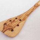 Wooden Pierced Large Spatula 12 inch or 14 inch, Olive Wood long spatula with Ho