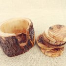 Decorative Wooden Natural Coaster set, Rustic Wedding Decor gift Rustic Wooden C Decorative Wooden Natural Coaster set, Rustic Wedding Decor gift Rustic Wooden C