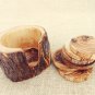 Decorative Wooden Natural Coaster set, Rustic Wedding Decor gift Rustic Wooden C