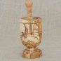 Spice Herb grinder from Olive Wood 6 inches High, Natural Rustic Wood Mortar and