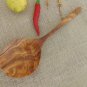 Hand-carved Wooden Rounded Head Spoon Ladle 9.4 Inch, kitchen Utensil made of Ol