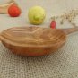 Hand-carved Wooden Rounded Head Spoon Ladle 9.4 Inch, kitchen Utensil made of Ol