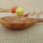 Hand-carved Wooden Rounded Head Spoon Ladle 9.4 Inch, kitchen Utensil made of Ol