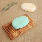 Wooden Rectangular Soap Holder 5.1 X 3.1 Inch / Bathroom Olive Wood Soap Dish