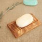 Wooden Rectangular Soap Holder 5.1 X 3.1 Inch / Bathroom Olive Wood Soap Dish