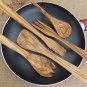 Rustic Olive Wood Kitchen Utensils Set / Wooden Cooking Utensils Set / Spatula S