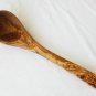 Olive Wood  Large Soup Ladle 12.3 Inch/  Wooden Handcrafted Soup Spoon