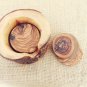 Engraved Monogrammed Wooden Rustic Coaster set with Rustic Holder, Natural Edges