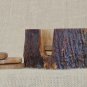 Wooden Rustic Coaster set with Rustic Holder / Decorative Wooden Natural Coaster