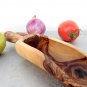Olive Wood Large Measuring Kitchen Spice Scoop Wooden Coffee Table Scoop 7 inch