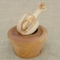 Wooden Rustic Mortar and Pestle, Rustic Wedding Gift Kitchen Decor